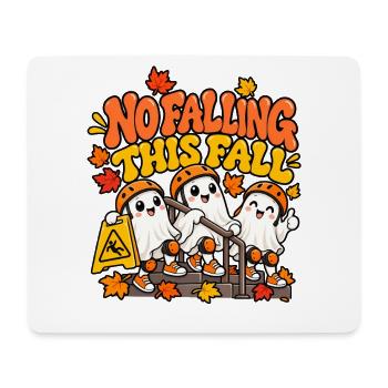 Herbstgeister: Nicht Fallen Motiv - Mousepad (Querformat) - Weiß - Vorne