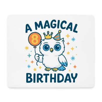 Magischer 8 Kindergeburtstag A Magical Birthday - Mousepad (Querformat) - Weiß - Vorne