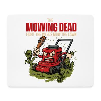 The Moging Dead – Lustige Rasenmähen von Zombie-Unkräutern - Mousepad (Querformat) - Weiß - Vorne