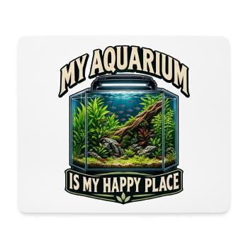 My Aquarium - Mousepad (Querformat) - Weiß - Vorne