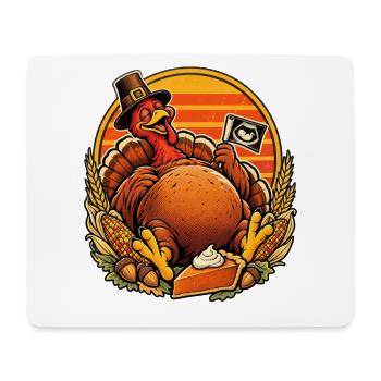 Thanksgiving Truthahn Ultraschall Retro Baby - Mousepad (Querformat) - Weiß - Vorne
