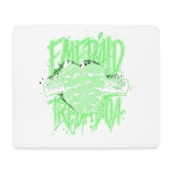 Smaragdbaumboa-Schlangenbesitzer und Reptilienhalter - Mousepad (Querformat) - Weiß - Vorne