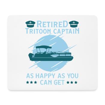 Tritoon-liebhaber, Pension,bootskapitän-liebhaber - Mousepad (Querformat) - Weiß - Vorne