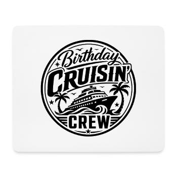 Birthday Cruisin Crew - Mousepad (Querformat) - Weiß - Vorne