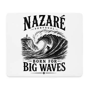 Nazaré Portugal - Mousepad (Querformat) - Weiß - Vorne