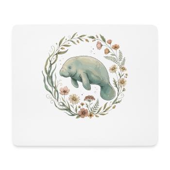 Wildblumen am Manatee Lake - Mousepad (Querformat) - Weiß - Vorne