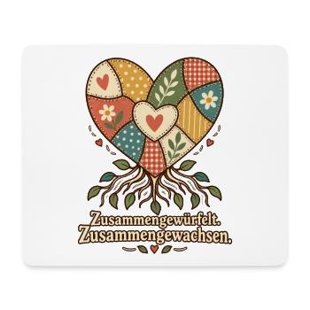 Patchworkfamilie Stiefeltern Bonusmama Bonuspapa - Mousepad (Querformat) - Weiß - Vorne