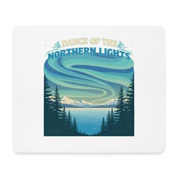 Aurora Polaris Dance Of Northern Lights - Mousepad (Querformat) - Weiß - Vorne