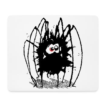 Spinne "Igitte" - Mousepad (Querformat) - Weiß - Vorne