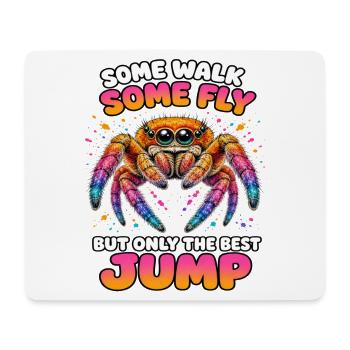 Springspinnen Zubehör Geschenk Springspinnen Fans - Mousepad (Querformat) - Weiß - Vorne