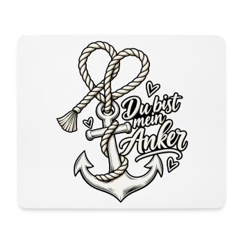 Valentinstag Du bist mein Anker Paare Beziehung  - Mousepad (Querformat) - Weiß - Vorne