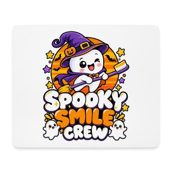Spooky Smile Crew Halloween - Mousepad (Querformat) - Weiß - Vorne