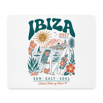 Ibiza Sun Surf 2027 - Mousepad (Querformat) - Weiß - Vorne