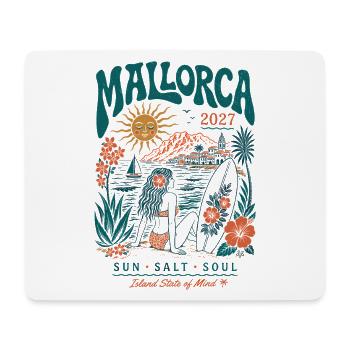 Mallorca Inselzauber 2027 - Mousepad (Querformat) - Weiß - Vorne