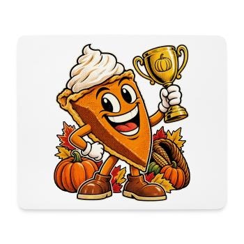 Thanksgiving Kürbiskuchen Cousin Champion - Mousepad (Querformat) - Weiß - Vorne