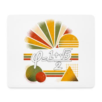 Goldener Schnitt – Mathematische Wissenschaftsgleichung - Mousepad (Querformat) - Weiß - Vorne