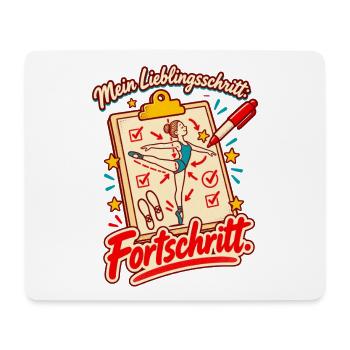Tanzlehrer Tanzlehrerin Geschenk Fortschritt - Mousepad (Querformat) - Weiß - Vorne