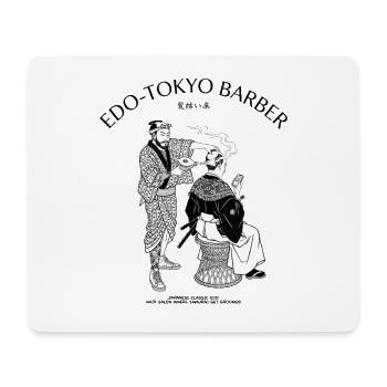 Edo Tokyo Barber Modern Style Samurai Hair Salon - Mousepad (Querformat) - Weiß - Vorne
