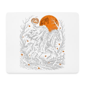 Der kopflose Reiter mit dem Kürbiskopf - Mousepad (Querformat) - Weiß - Vorne