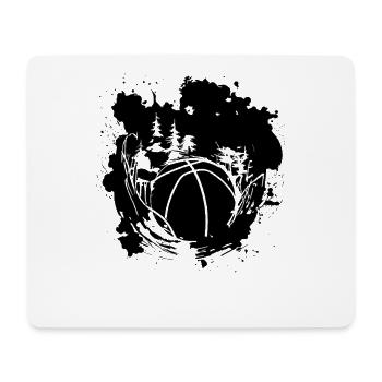 Basketball - Mousepad (Querformat) - Weiß - Vorne