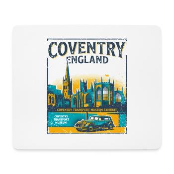 City Coventry England Transport Museum Heritage - Mousepad (Querformat) - Weiß - Vorne