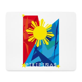 Philippinen Sonnenflagge Filipino Pride - Mousepad (Querformat) - Weiß - Vorne