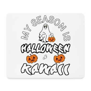 meine saison ist halloween  - Mousepad (Querformat) - Weiß - Vorne