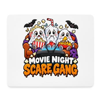 Movie Night Schrecken-Truppe - Mousepad (Querformat) - Weiß - Vorne
