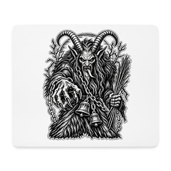 Krampus – Der düstere Dämon der Rauhnächte - Mousepad (Querformat) - Weiß - Vorne