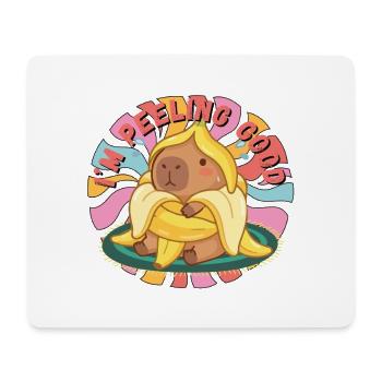 Guter Bananenbär-Scrub - Mousepad (Querformat) - Weiß - Vorne