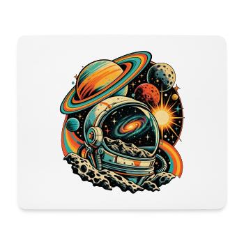 Astronomie Retro Galaxie - Mousepad (Querformat) - Weiß - Vorne