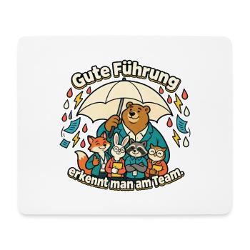 Chef Chefin Geschenk Gute Führung Team - Mousepad (Querformat) - Weiß - Vorne