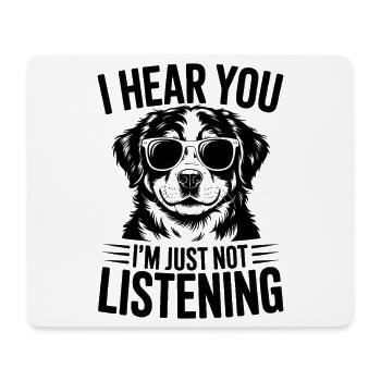 Berner Sennenhund Witz Berner Sennenhund Geschenk  - Mousepad (Querformat) - Weiß - Vorne