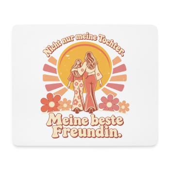 Mama Tochter Liebe Beste Freundin - Mousepad (Querformat) - Weiß - Vorne