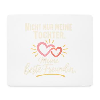 Mama Tochter Freundschaft Beste Freundin - Mousepad (Querformat) - Weiß - Vorne