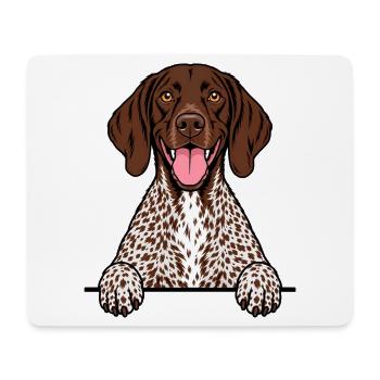 Deutsch Kurzhaar - Mousepad (Querformat) - Weiß - Vorne