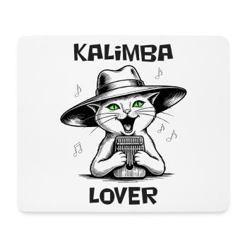 Katzenspiel Kalimba – Kalimba-Liebhaber - Mousepad (Querformat) - Weiß - Vorne
