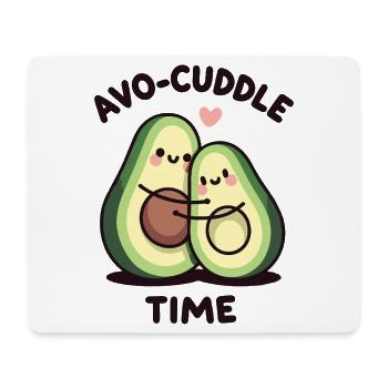 Avo-Kuschelzeit - Mousepad (Querformat) - Weiß - Vorne