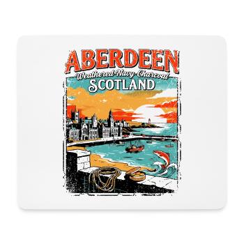 City Welcome To Aberdeen Scotland Novelty For - Mousepad (Querformat) - Weiß - Vorne