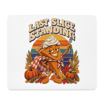 Thanksgiving Kürbiskuchen Last Slice Standing - Mousepad (Querformat) - Weiß - Vorne
