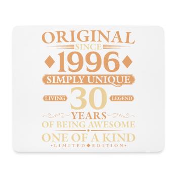 Original 1996 Living Legend 30th Birthday Gift - Mousepad (Querformat) - Weiß - Vorne