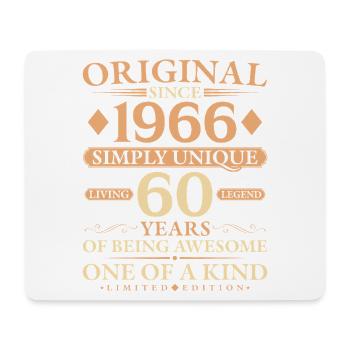 Original 1966 Living Legend 60th Birthday Gift - Mousepad (Querformat) - Weiß - Vorne