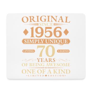 Original 1956 Living Legend 70th Birthday Gift - Mousepad (Querformat) - Weiß - Vorne
