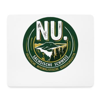 SÄCHSISCHE SCHWEIZ NU - Mousepad (Querformat) - Weiß - Vorne