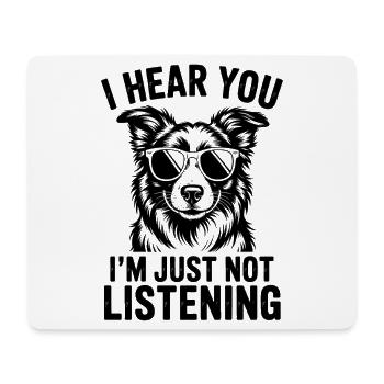 Border Collie Spruch Witz Border CollieGeschenk - Mousepad (Querformat) - Weiß - Vorne