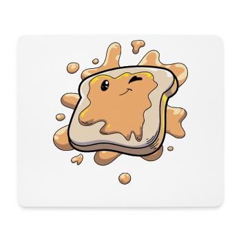 Erdnussbutter Brot Humor - Mousepad (Querformat) - Weiß - Vorne