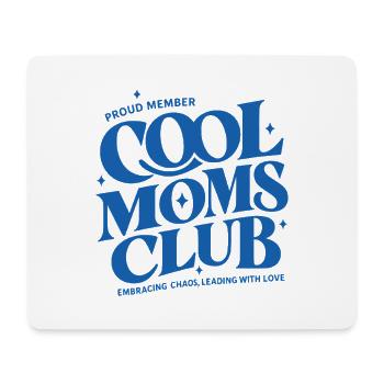 Cool Moms Club - Mousepad (Querformat) - Weiß - Vorne