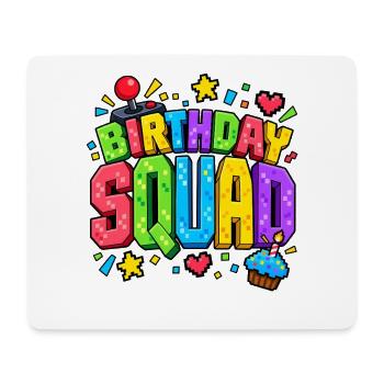Birthday Squad Gaming Videospieler Gaming - Mousepad (Querformat) - Weiß - Vorne