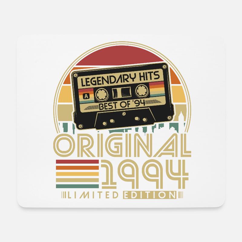 Original 1994 Vintage Retro Jahrgang 1994 geboren - Mousepad (Querformat) - Weiß