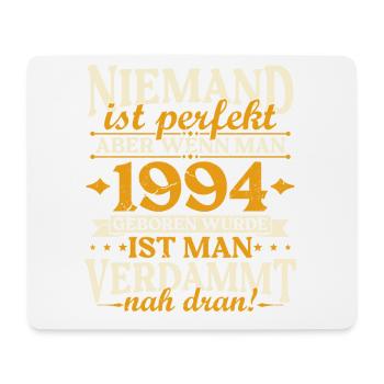 Jahrgang 1994 geboren Geburtstag Geburtstagsspruch - Mousepad (Querformat) - Weiß - Vorne